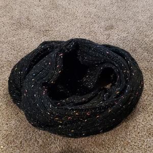 Hand-knit infinity scarf